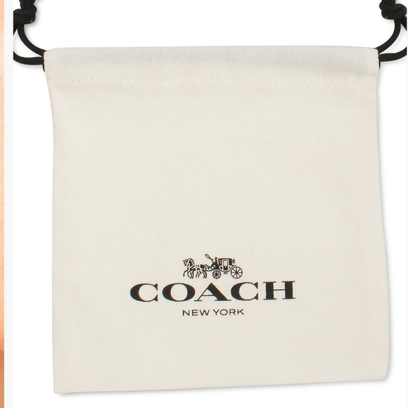 Coach Gold tone Cherry Huggies Hoop Earrings - Picture 3 of 8